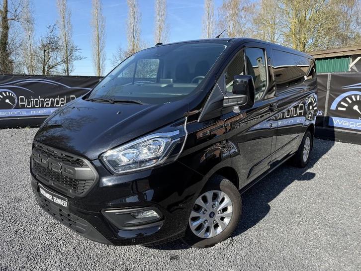 Ford Transit Custom, 2023, 47.000km,Ac, Navi, Automaat,3pl, Auto's, Bestelwagens en Lichte vracht, Bedrijf, Adaptive Cruise Control