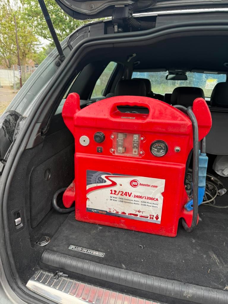 Booster démarrage PRO 12V/24V 2400A – Lot possible, Ophalen