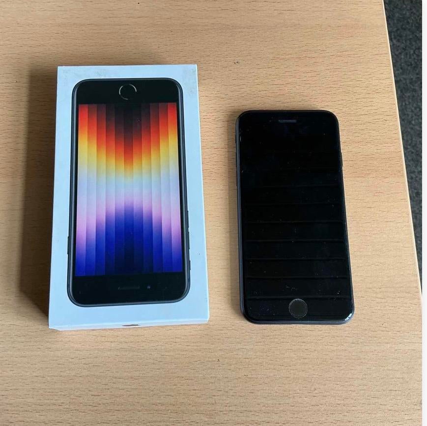 Iphone SE 128 GB Zwart, Télécoms, Téléphonie mobile | Apple iPhone, Enlèvement, Comme neuf, Noir, 128 GB