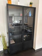 Metalen Vitrine kast, Huis en Inrichting, Kasten | Vitrinekasten, Ophalen, Zo goed als nieuw
