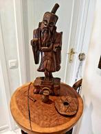 Statue de pêcheur vintage en bois des années 1960.
Ce bois v, Enlèvement ou Envoi