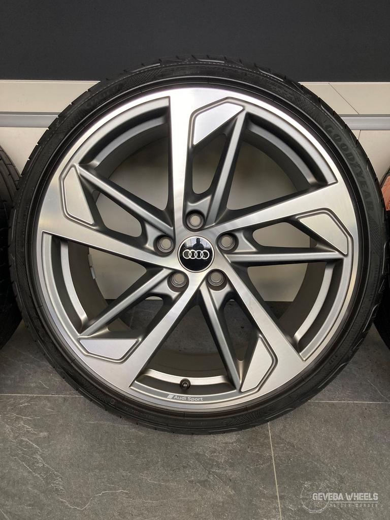 19" originele Audi A3 / S3 8P 8V 8Y velgen + banden 5x112, Autos : Pièces & Accessoires, Pneus & Jantes, Pneus et Jantes, Pneus été