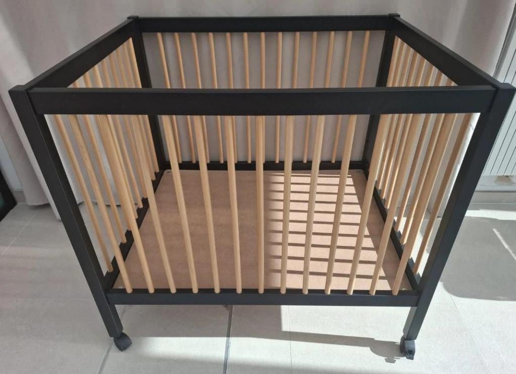 PARK inclusief matras en matrasovertrek, Kinderen en Baby's, Ophalen, Zo goed als nieuw, Rechthoekig, In hoogte verstelbaar