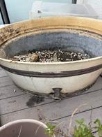 Baignoire, mini-bassin ou jardinière en zinc champêtre XXL, Enlèvement, Comme neuf, Jardin