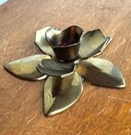 Messing kaarsenhouder bloemvorm, Ophalen