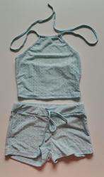 Luchtige zomerse set (Haltertop & Shorts) - Maat S, Kleding | Dames, Topjes, Blauw, Nieuw, Ophalen, ANDERE