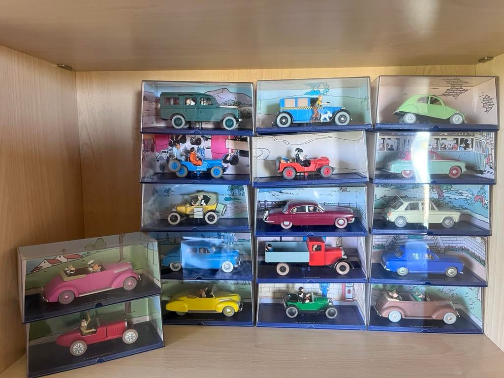 Volledige collectie auto’s Kuifje mét certificaten!, Enlèvement, Comme neuf