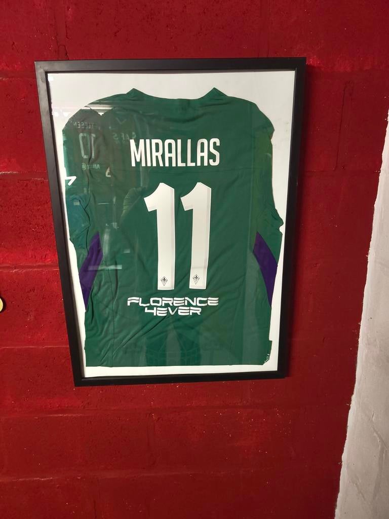Match issued shirt - Kevin Mirallas / Fiorentina, Ophalen, Zo goed als nieuw, Shirt