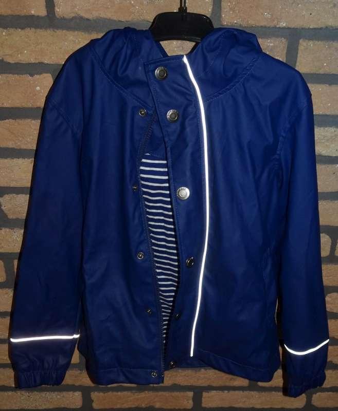 Donkerblauwe regenvest, Enfants & Bébés, Vêtements enfant | Taille 134, Garçon, Enlèvement ou Envoi, Utilisé, Manteau