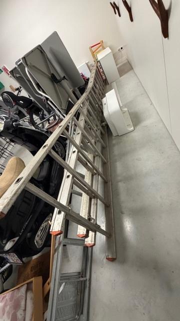 schuifladder, Doe-het-zelf en Bouw, Ladders en Trappen, Ophalen, Gebruikt, Ladder, 4 meter of meer