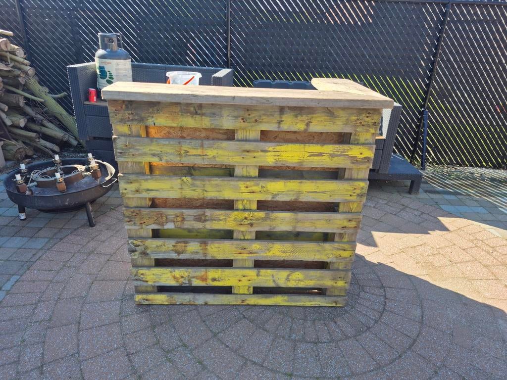 Toog in paletten, Ophalen