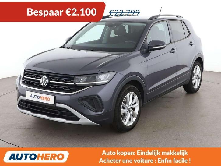 Volkswagen T-Cross 1.0 TSI Life (bj 2024), Auto's, Volkswagen, Te koop, T-Cross, ABS, Adaptive Cruise Control, Airbags, Airconditioning