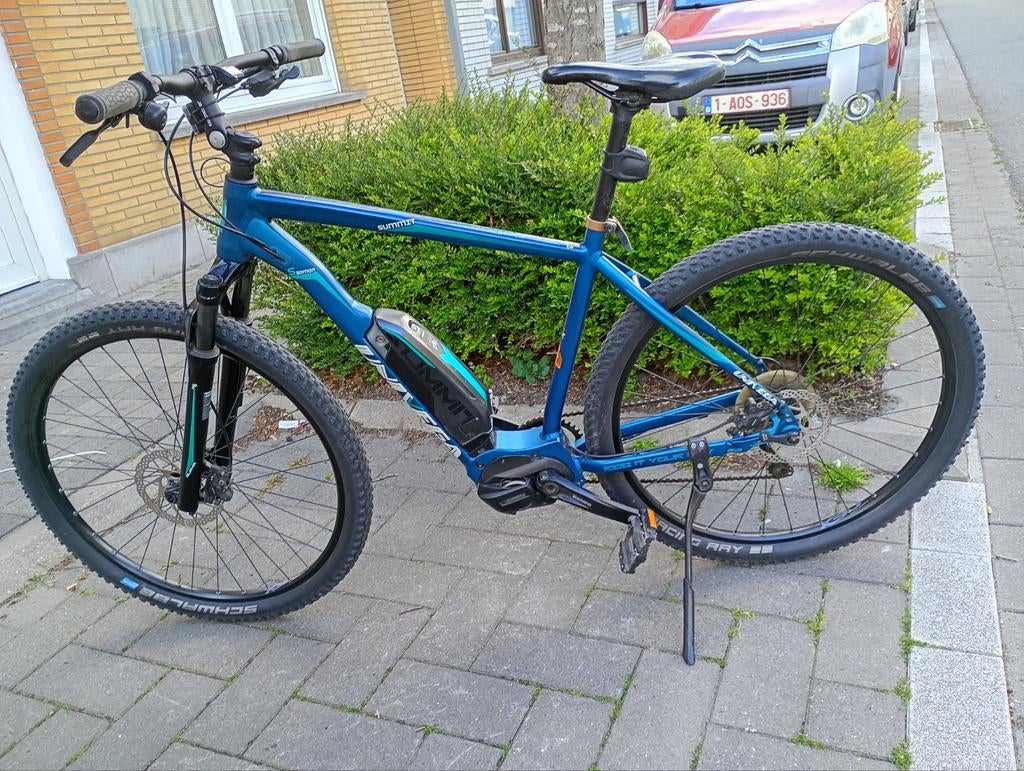 Elektrische moutenbike univega, Ophalen