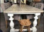 Tafel eettafel landelijk, Huis en Inrichting, Ophalen of Verzenden, Zo goed als nieuw