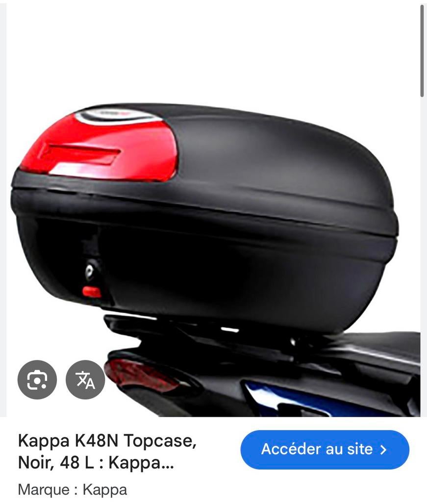 Top case kappa 48 l, Enlèvement, Utilisé