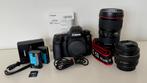 Canon EOS 6D mk II + EF 16-35mm F/4L IS USM + EF 50mm F/1.4, Spiegelreflex, Canon, Ophalen of Verzenden, Zo goed als nieuw