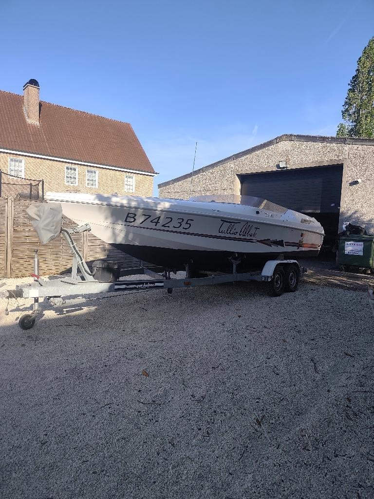 Tullio Abbate Sea Star Super 25, Sports nautiques & Bateaux, Speedboat, Utilisé, 6 mètres ou plus, Essence, 200 ch ou plus, Polyester