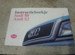 INSTRUKTIEBOEK audi 80/audi s2 Audi 80 (B4), Gebruikt, Info@VerberkAutodemontage.nl, Nijverheidstraat 1a 1a
5405 AJ  UDEN, NL