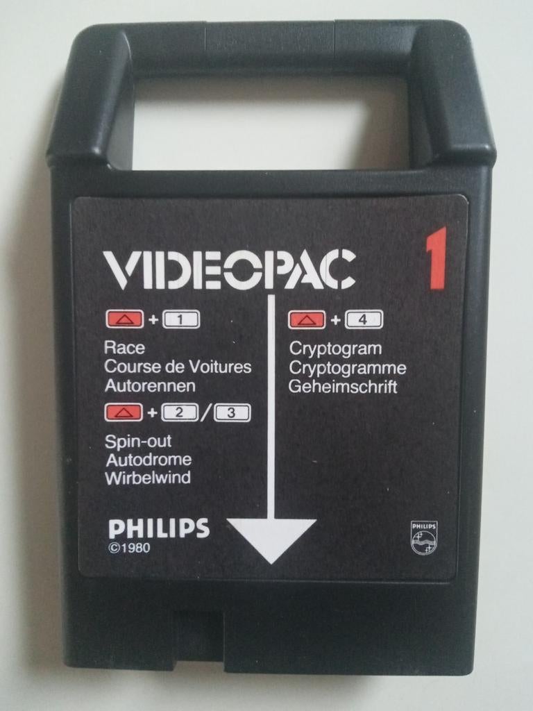 5 PIÈCES... CARTOUCHE VIDEOPAC PHILIPS, Consoles de jeu & Jeux vidéo, Enlèvement ou Envoi