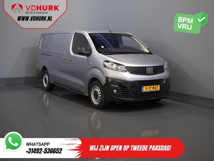 Fiat Scudo 2.0 MJ 145 pk L3 (DEMO) Adapt.Cruise/ Climate/ Ke, Auto's, Bestelwagens en Lichte vracht, Bedrijf, ABS, Adaptive Cruise Control