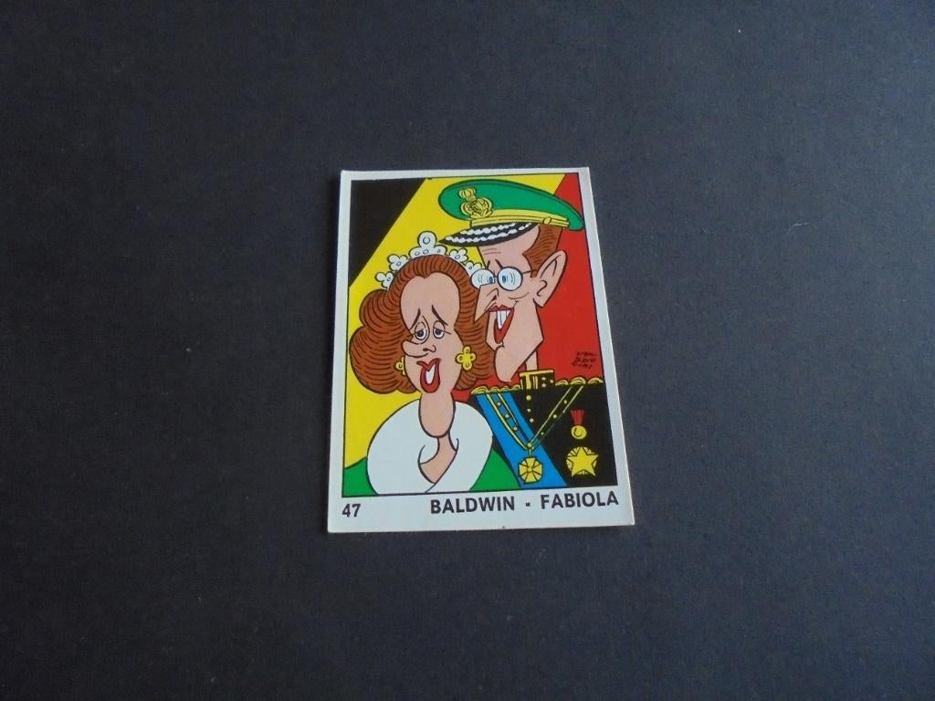 Panini OK VIP 47 Baldwin Fabiola, Collections, Envoi, Neuf, Marque