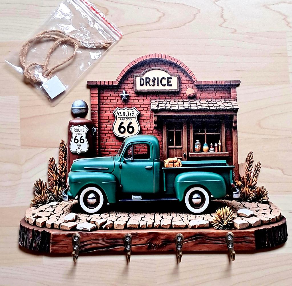 Ford F1 pickup sleutelhanger, Ophalen of Verzenden, Nieuw, Transport