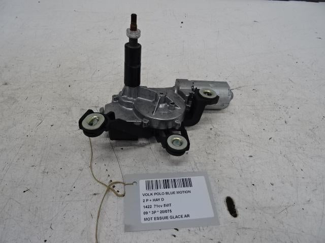 MOTEUR ESSUIE-GLACE ARRIÈRE Volkswagen Polo IV (9N1 / 2/3), Utilisé, Volkswagen