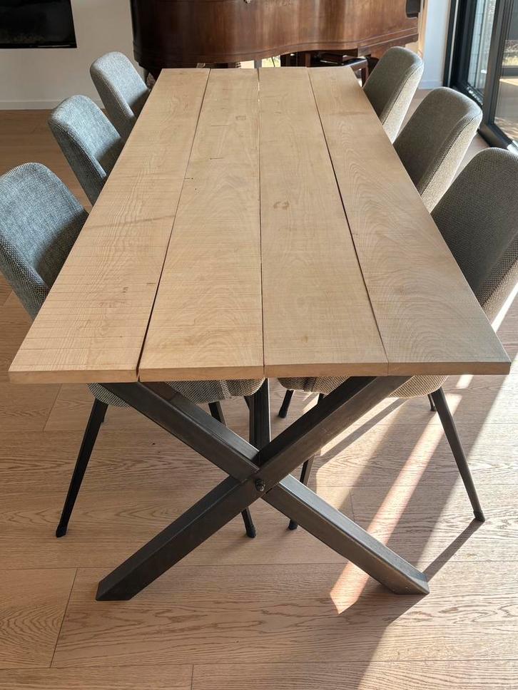 Table salle a manger, Maison & Meubles, Tables | Tables à manger, Métal, Enlèvement