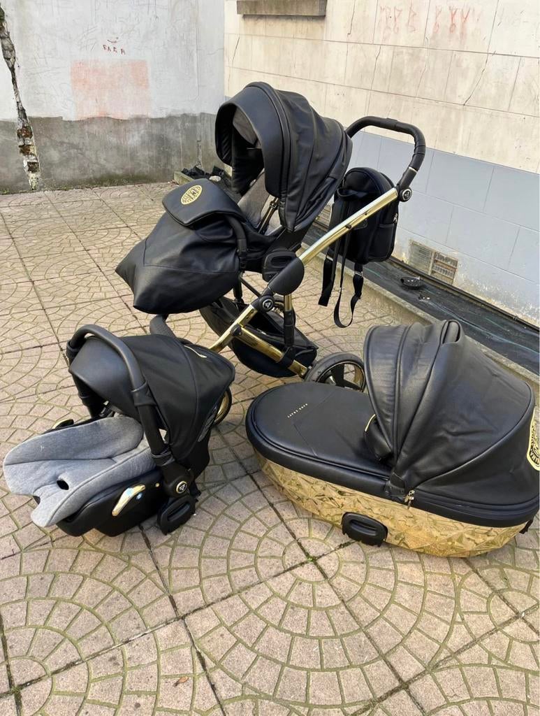 Pousette luxe junama 3 in 1, Autres marques, Pneus, Enlèvement, Utilisé