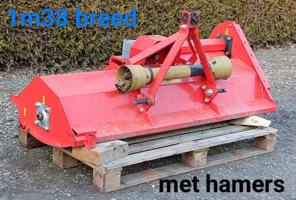 Klepelmaaier 1m38 breed met hamers en weide materiaal zie fo, Animaux & Accessoires, Pâturage, 4 chevaux ou poneys ou plus