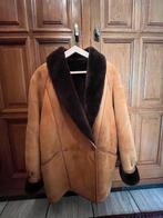 Jas mouton retourne (schaap bontjas), Kleding | Dames, Jassen | Winter, Ophalen, Zo goed als nieuw, Maat 38/40 (M), Bruin