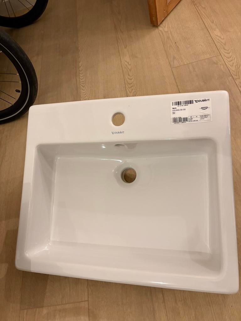 Lavabo Duravit, nieuwstaat, Neuf, 25 à 50 cm, Lavabo ou Évier, Moins de 100 cm