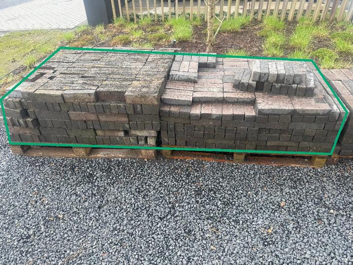 Kleiklinkers Vande Moortel antraciet, Jardin & Terrasse, Pavé & Dalles, Utilisé, Briques, Pierre naturelle, 5 à 10 m², Enlèvement