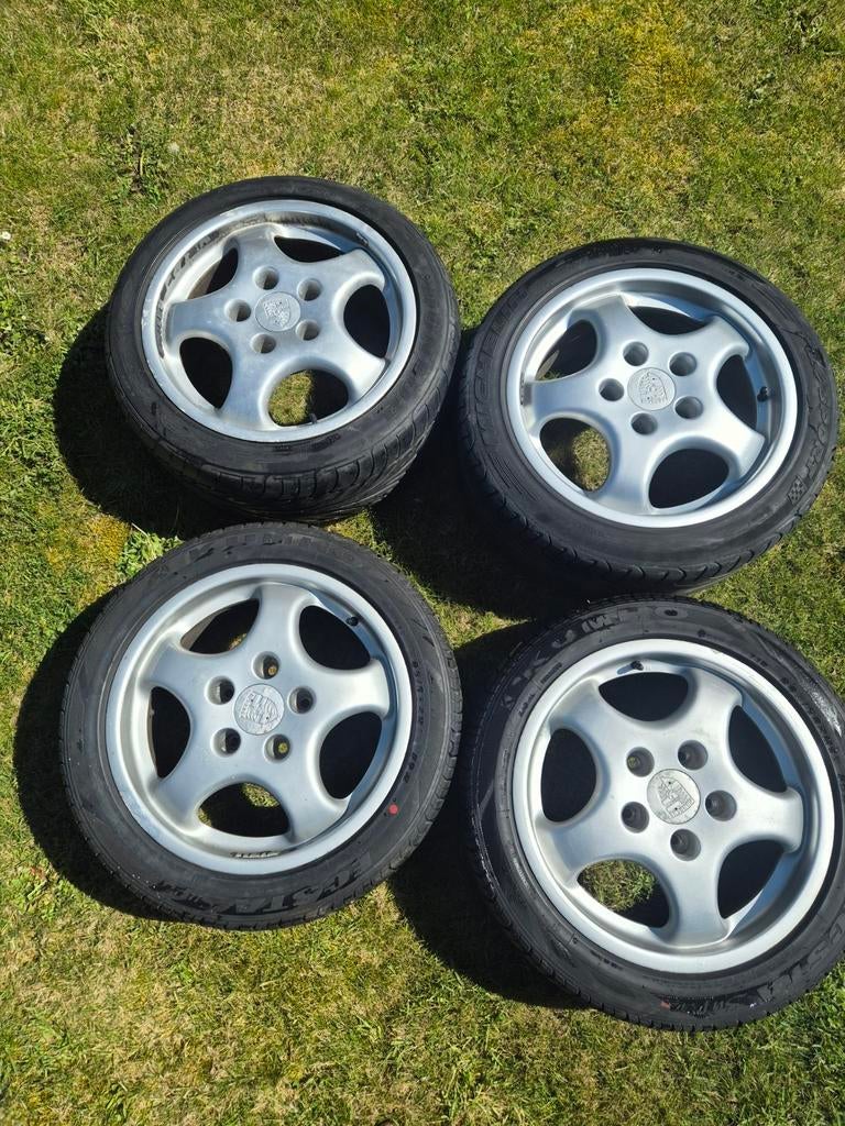 Ensemble de jantes d'origine Porsche 964 Turbo Cup 1 5x130 1, Autos : Pièces & Accessoires, Pneus & Jantes, Enlèvement, Jante(s)