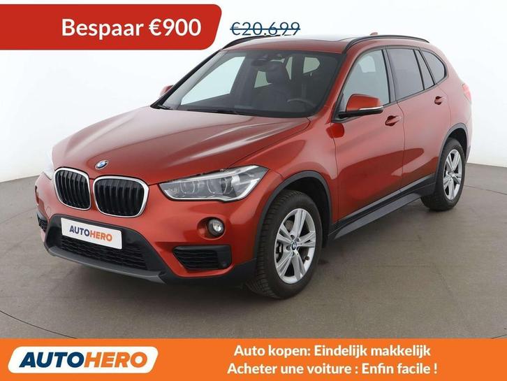 BMW X1 sDrive 18i Advantage (bj 2019, automaat), Auto's, BMW, Te koop, X1, ABS, Achteruitrijcamera, Airbags, Airconditioning, Boordcomputer