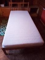 BED GRENEN EN NIEUWE MATRAS EUR 55, Ophalen, 100 cm, Eenpersoons, Bruin