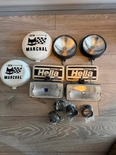 Projecteurs pour ancien, flèche convexe, look rallye, Autos : Pièces & Accessoires, Éclairage, Utilisé, Enlèvement ou Envoi
