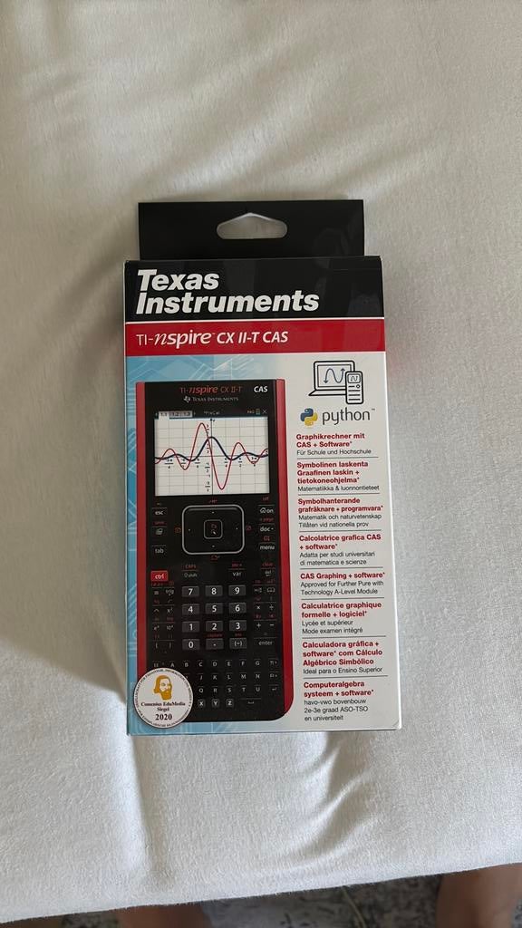 Grafisch Rekentoestel Ti-nspire cx 2-Tcas, Ophalen, Zo goed als nieuw