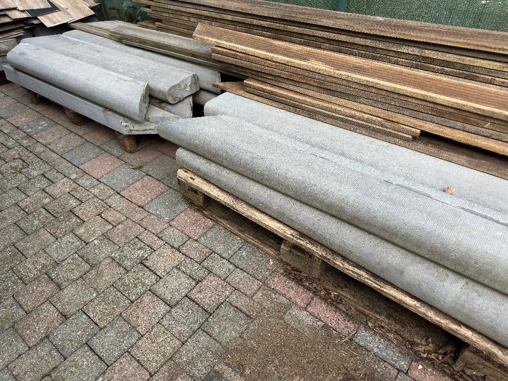 blauwe hardsteen boord of venstertabletten, Ophalen