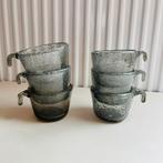 6 verres vintage soufflées à la bouche Verreries Biot, Enlèvement ou Envoi