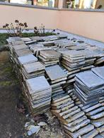 Blauwe steen getrommeld, Tuin en Terras, Tegels en Klinkers, Ophalen, Gebruikt, Terrastegels, Natuursteen