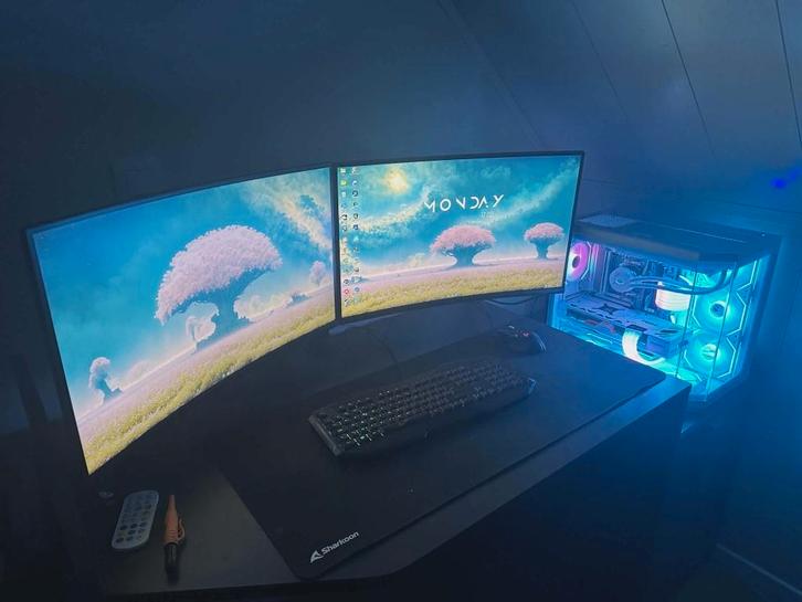 MSI MAG 27CQ6F 27" curved gaming monitor 2K, Computers en Software, Monitoren, Zo goed als nieuw, 151 t/m 200 Hz, DisplayPort