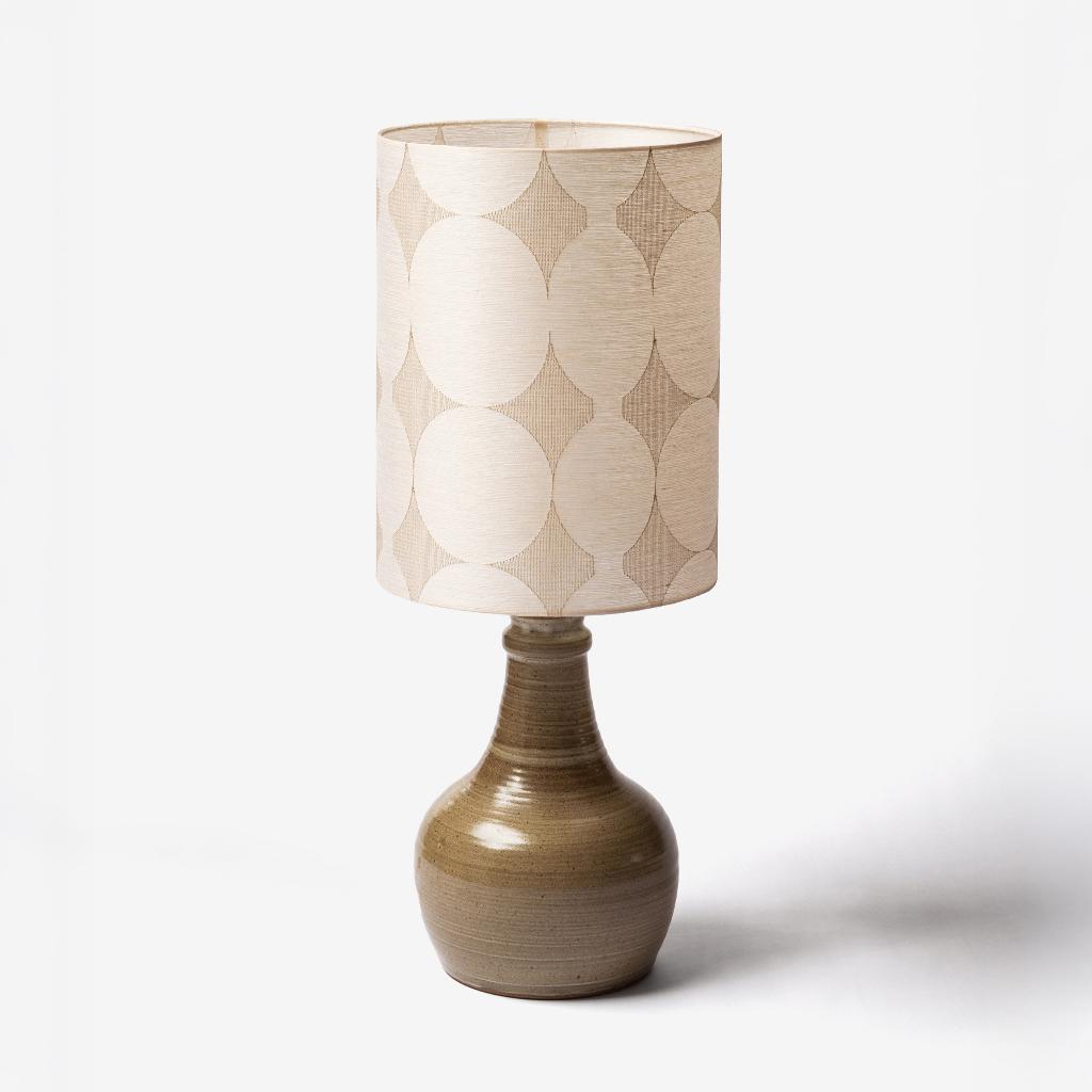 Lampe en céramique Ewart Uncles avec abat-jour personnalisé, Comme neuf, Enlèvement, Mid Century, Autres matériaux