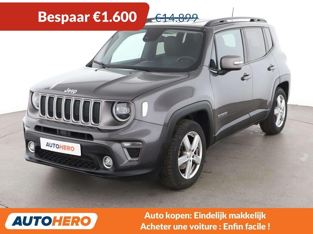 Jeep Renegade 1.0 TGDi Limited 4x2 (bj 2019), Voorwielaandrijving, 120 pk, Leder, Lichtsensor