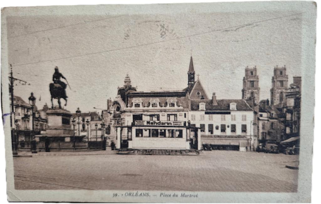 postkaart Orléans France, Collections, Cartes postales | Étranger, Enlèvement ou Envoi, Avant 1920, Affranchie, France