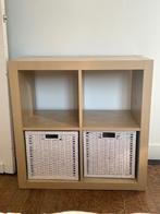 Kallax kast + 2 BRANÄS manden in goede staat, Ophalen, Gebruikt
