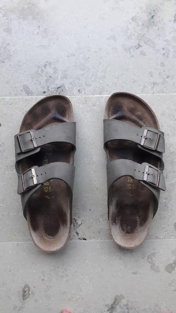 Birkenstock slippers maat 45, Kleding | Heren, Schoenen, Slippers, Overige kleuren, Ophalen of Verzenden, Zo goed als nieuw