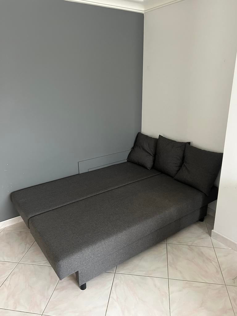 ️ Canapé-lit — Compact et pratique (2 personnes), Queen size, Comme neuf, 200 cm, Enlèvement