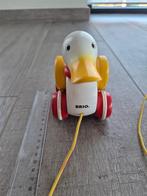Houten trek eendje merk brio, Kinderen en Baby's, Speelgoed | Houten speelgoed, Ophalen, Gebruikt, Duw- of Trekspeelgoed
