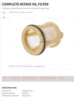 3 x originele oliefilter voor de piaggio 4 takt scooter nieu, Ophalen of Verzenden, Nieuw, Blok, Piaggio